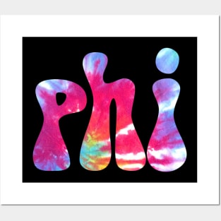 Tie Dye Phi Posters and Art